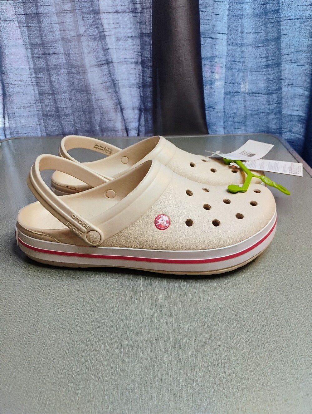 Cream Color Crocs - Picture 1 of 7